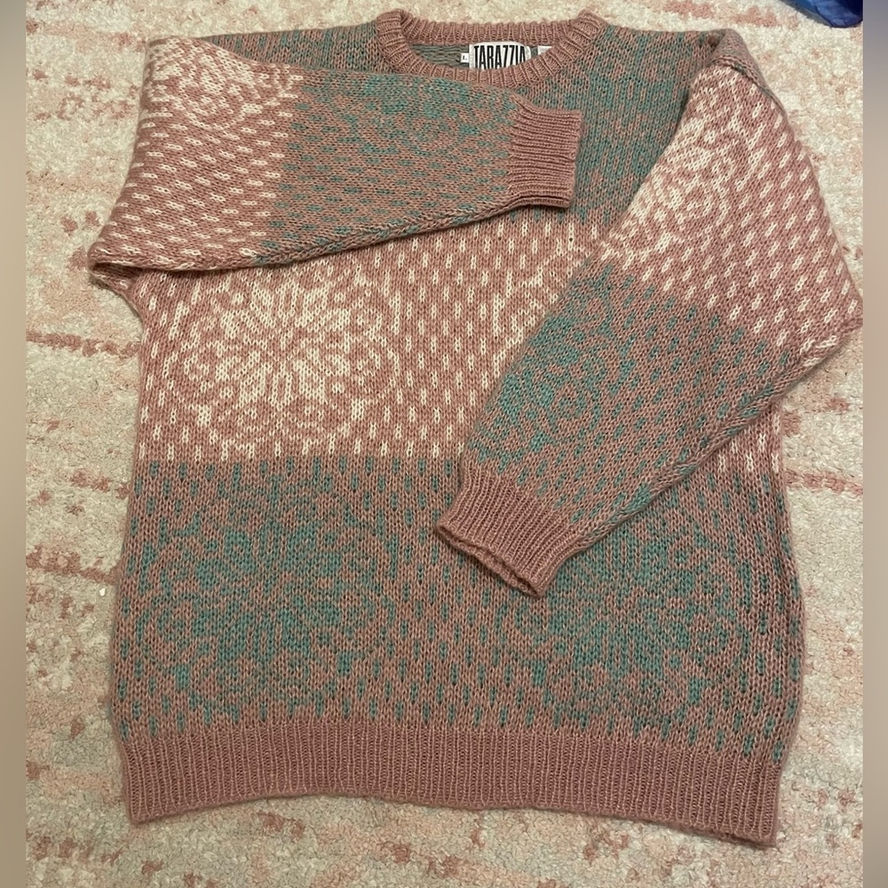Vintage Sweater Tarazzia Large Wool/Acrylic Blend